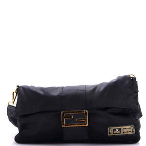 Fendi Large Porter Baguette Bag Nylon